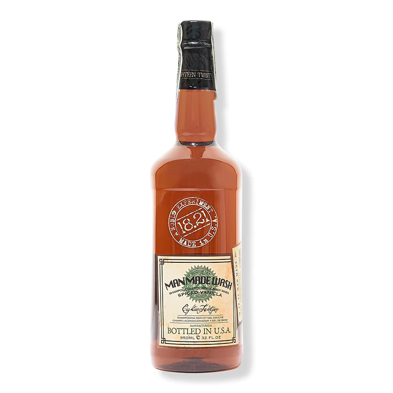 18.21 Man Made Spiced Vanilla Shampoo, Conditioner and Body Wash - oz