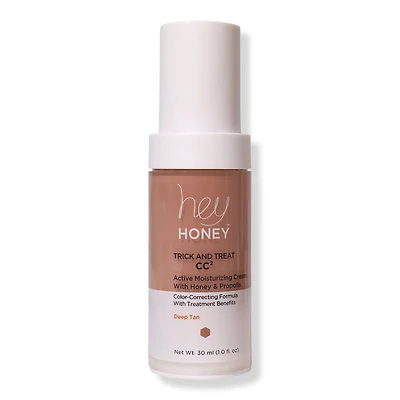 Hey Honey Trick & Treat CC² Active Propolis Color Correcting Cream With Broad Spectrum SPF 45 - Deep Tan
