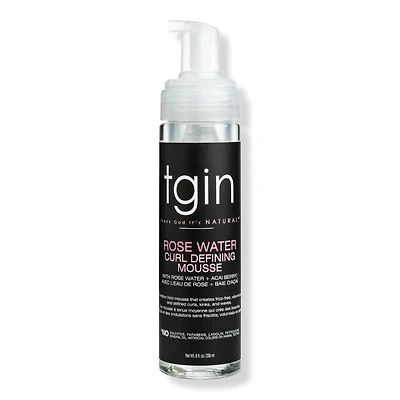 tgin Rose Water Curl Defining Mousse