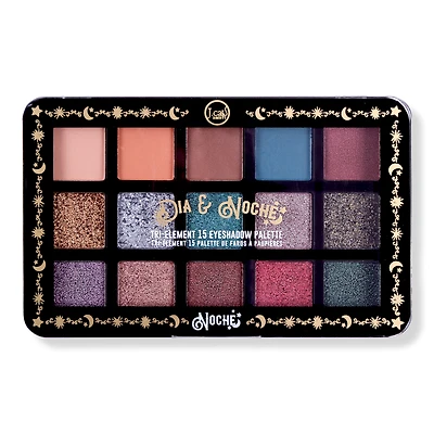 J.Cat Beauty Dia & Noche Tri-Element 15 Eyeshadow Palette - Noche