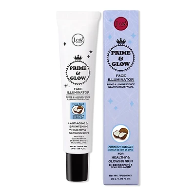 J.Cat Beauty Prime & Glow Face Illuminator Coconut Extract Blue