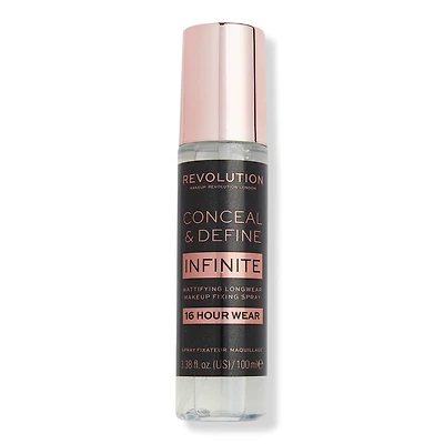 Revolution Beauty Conceal & Define Infinite Mattifying Longwear Makeup Fixing Spray