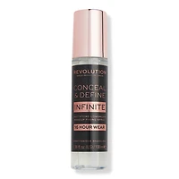 Revolution Beauty Conceal & Define Infinite Mattifying Longwear Makeup Fixing Spray