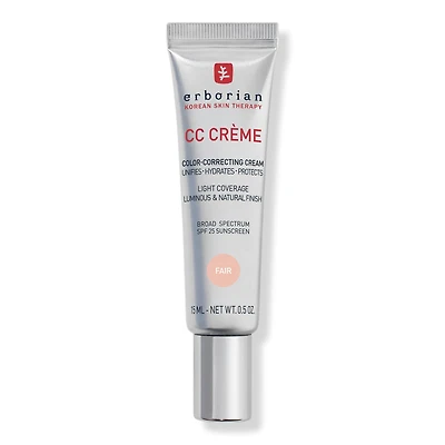 Erborian Travel CC Cream SPF 25 with Korean Centella Asiatica Extract 