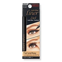 Kiss Felt Tip Glue Liner Lash Adhesive - Black