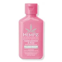 Hempz Sweet Jasmine & Rose Body Moisturizer With Collagen Booster - oz