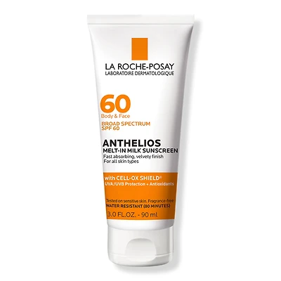La Roche-Posay Anthelios Melt-In Milk Body and Face Sunscreen SPF 60 - oz