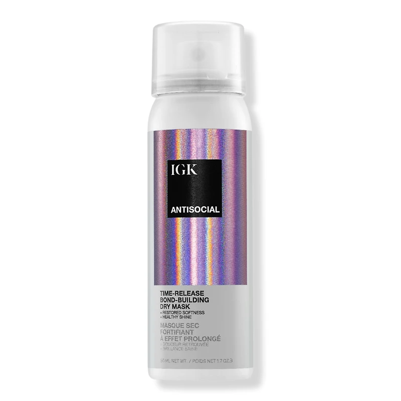 IGK Travel Size Antisocial Overnight Bond-Building Dry Hair Mask