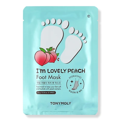 TONYMOLY I'm Lovely Peach Hydrating Body Mask - Foot