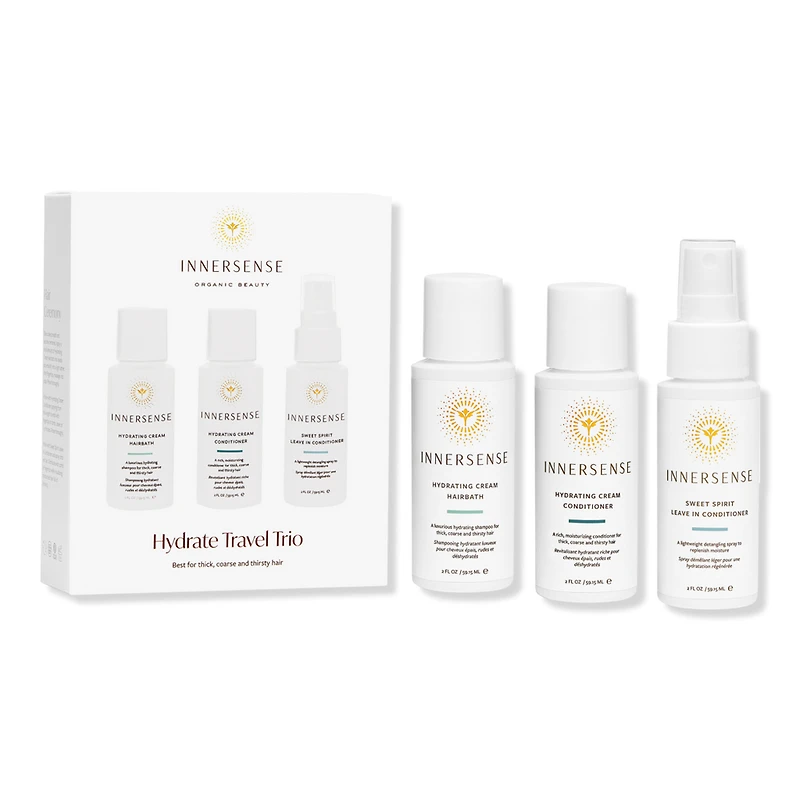 Innersense Organic Beauty Hydrate Travel Trio Set