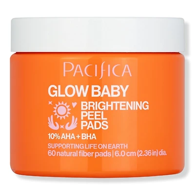 Pacifica Glow Baby Brightening Peel Pads 10% AHA + BHA