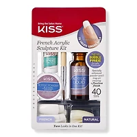 Kiss French Acrylic Press-On Nails Sculpture Kit