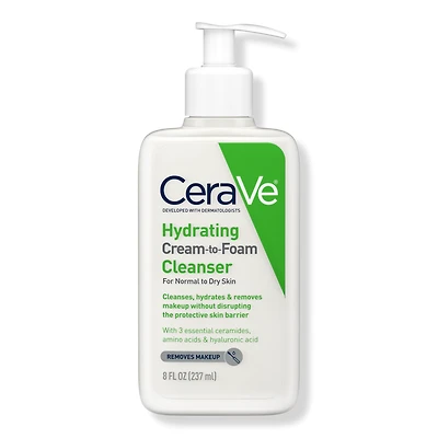 CeraVe Hydrating Cream-to-Foam Cleanser - oz