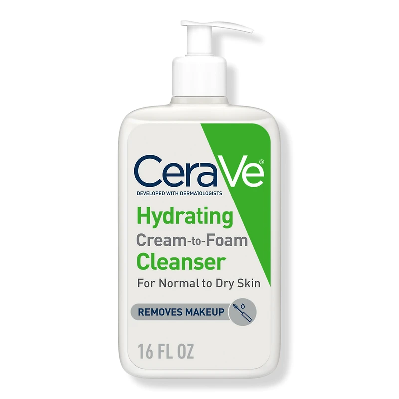 CeraVe Hydrating Cream-to-Foam Cleanser - oz
