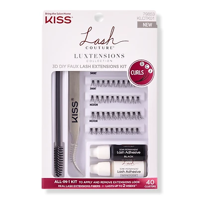 Kiss Lash Couture Luxtensions 3D DIY Faux Lash Extension Kit