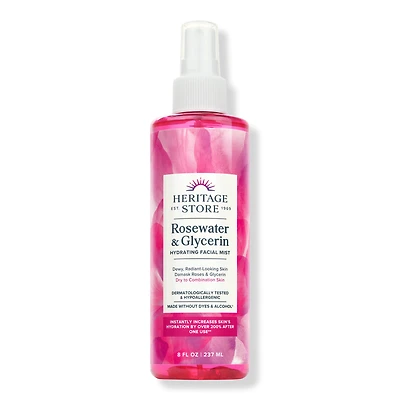 Heritage Store Rosewater & Glycerin Hydrating Facial Mist