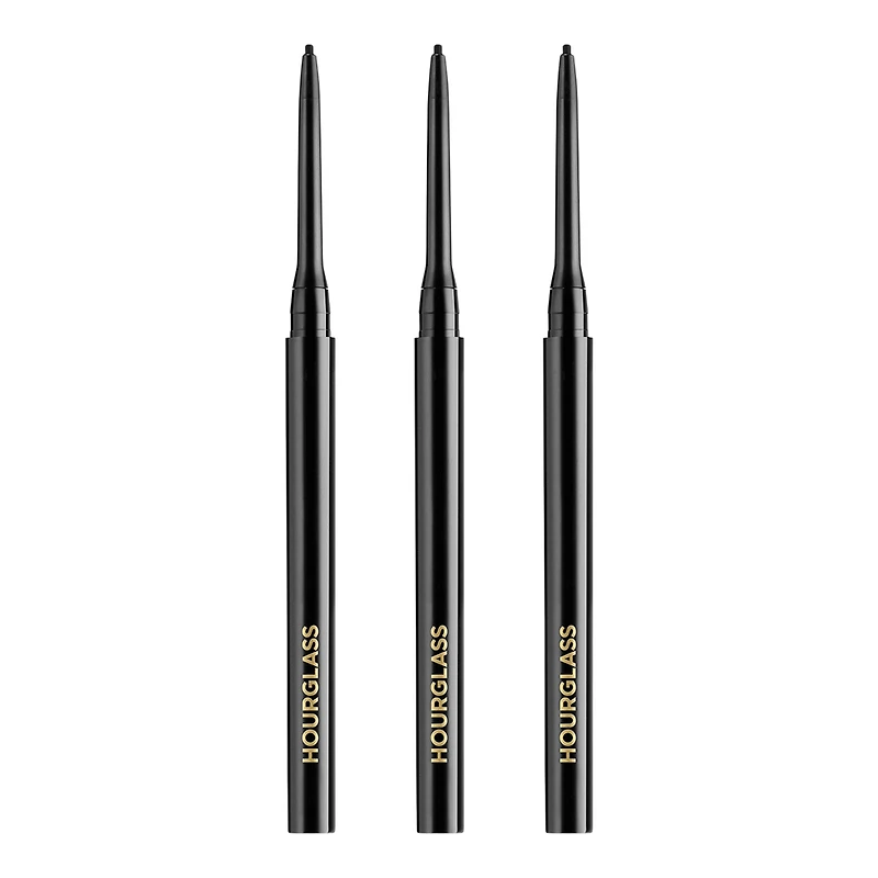 HOURGLASS 1.5mm Mechanical Gel Eyeliner 3 Pack - Obsidian