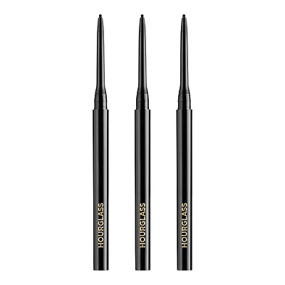 HOURGLASS 1.5mm Mechanical Gel Eyeliner 3 Pack - Obsidian
