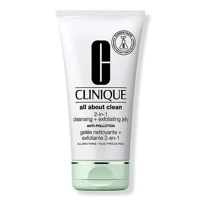 Clinique All About Clean 2-in-1 Face Cleansing + Exfoliating Jelly Cleanser with Salicylic Acid - 5.0 oz