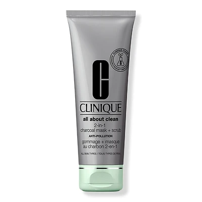 Clinique All About Clean 2-in-1 Charcoal Face Mask + Scrub