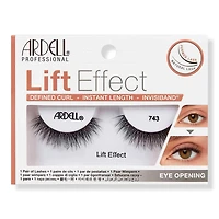 Ardell Lift Effect #743, Defined Curl, Instant Length with Invisiband