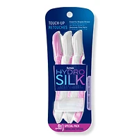 Schick Hydro Silk Touch-Up Exfoliating Dermaplaning Tool Eyebrow/Facial Razor - 8 ct