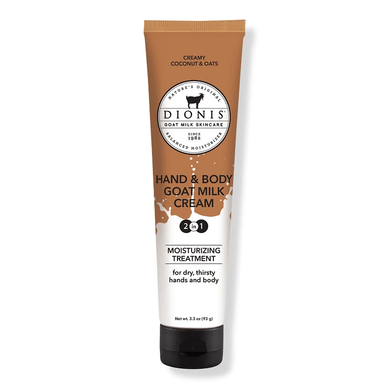 Dionis Hand & Body Goat Milk Cream - Creamy Coconut Oats
