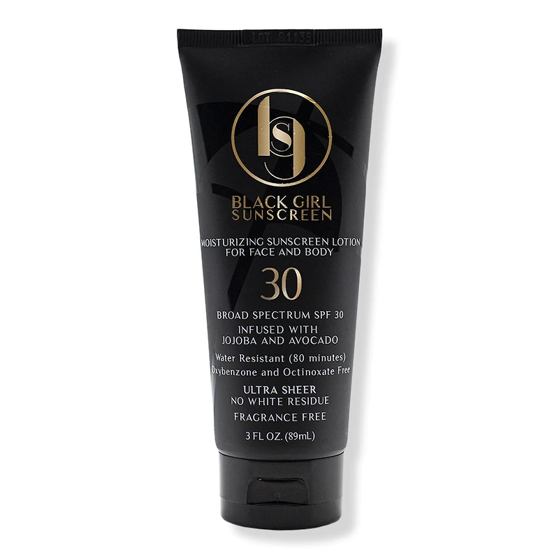 Black Girl Sunscreen Moisturizing Sunscreen Lotion SPF 30 - Fragrance Free