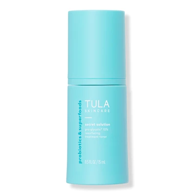TULA Mini Secret Solution Pro-Glycolic 10% Resurfacing Treatment Toner - 0.5 oz