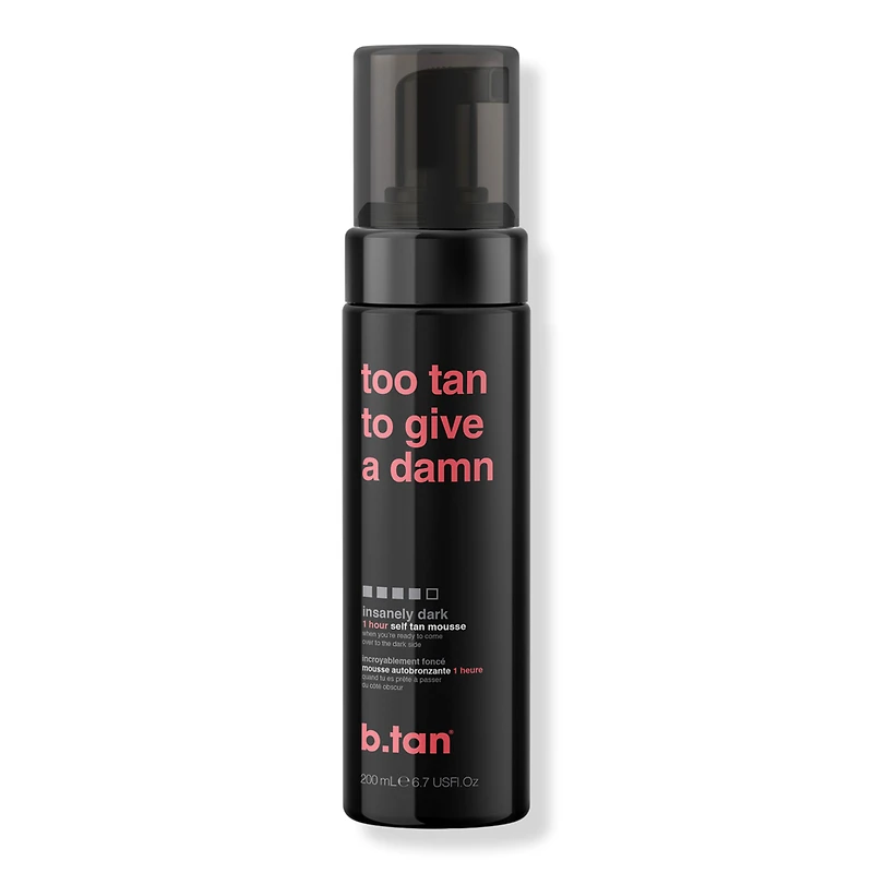 b.tan Too Tan To Give A Damn 1 Hour Self Tan Mousse