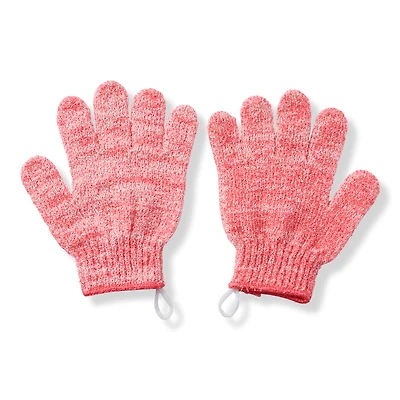 ULTA Beauty Collection Pink Exfoliating Shower Gloves