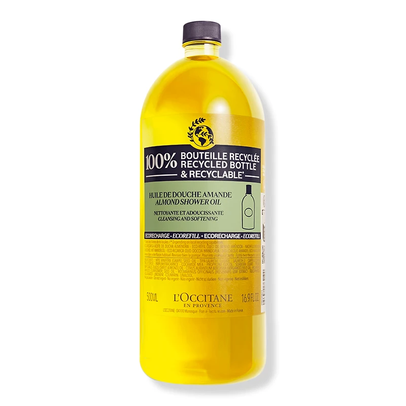 L'Occitane Almond Cleansing and Softening Shower Oil - oz
