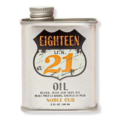 18.21 Man Made Noble Oud Lightweight, Conditioning Beard, Hair & Skin Oil