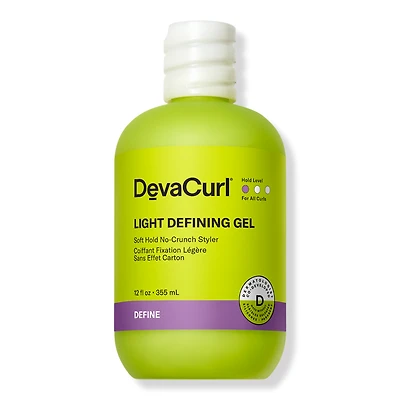 DevaCurl LIGHT DEFINING GEL Soft Hold No-Crunch Styler - 12.0 oz