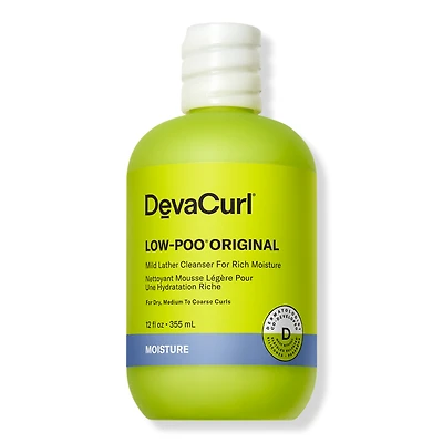DevaCurl LOW-POO ORIGINAL Mild Lather Cleanser for Rich Moisture - oz