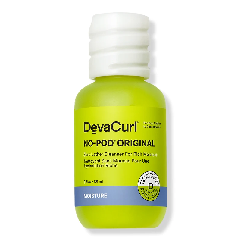 DevaCurl Travel Size NO-POO ORIGINAL Zero Lather Cleanser For Rich Moisture