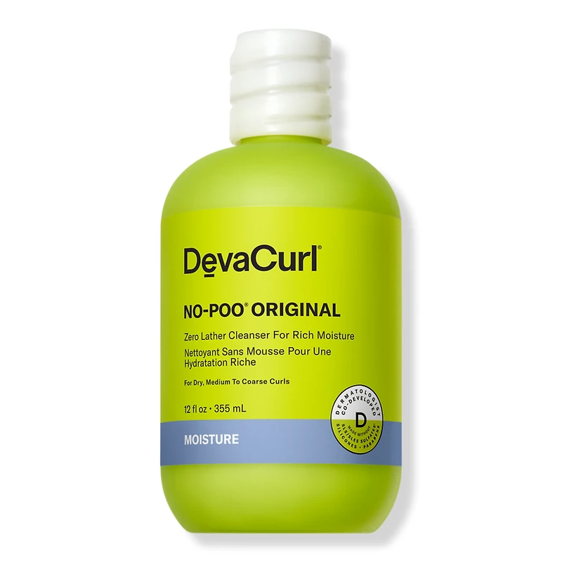 DevaCurl NO-POO ORIGINAL Zero Lather Cleanser For Rich Moisture - oz