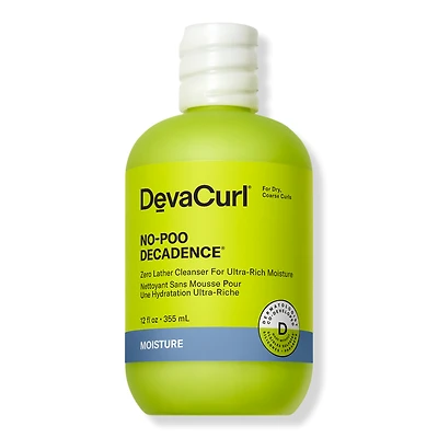 DevaCurl NO-POO DECADENCE Zero Lather Cleanser For Ultra-Rich Moisture - 12.0 oz