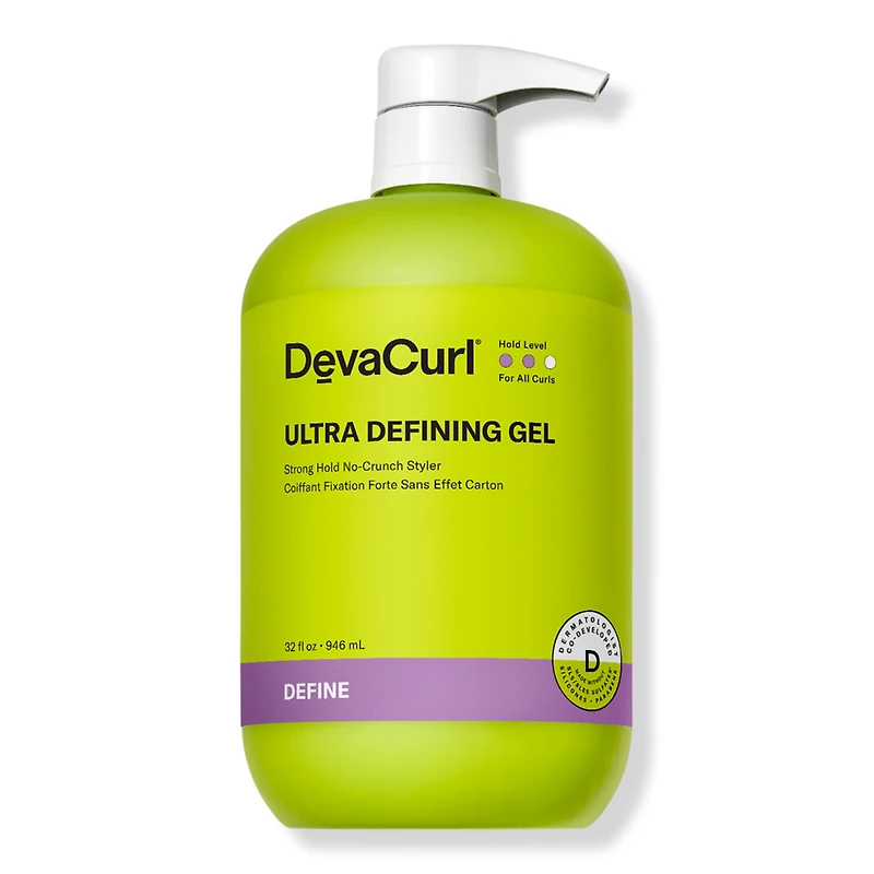 DevaCurl ULTRA DEFINING GEL Strong Hold No-Crunch Styler - oz