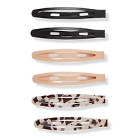 Scunci The Basik Edition Oval Snap Clips