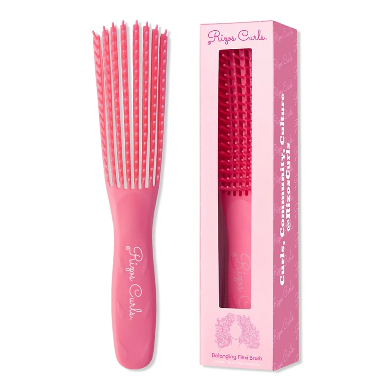 Rizos Curls Pink Detangling Flexi Brush