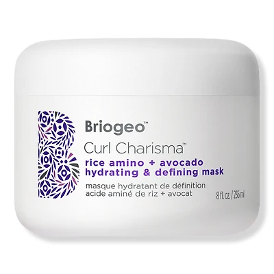 Briogeo Curl Charisma Rice Amino + Avocado Hydrating & Defining Hair Mask for Curly Hair - 8.0 oz