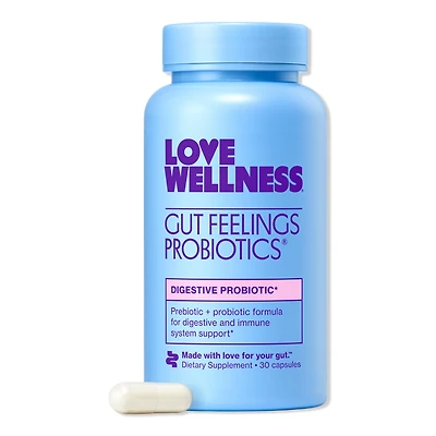 Love Wellness Gut Feelings Probiotics: Digestive Probiotic