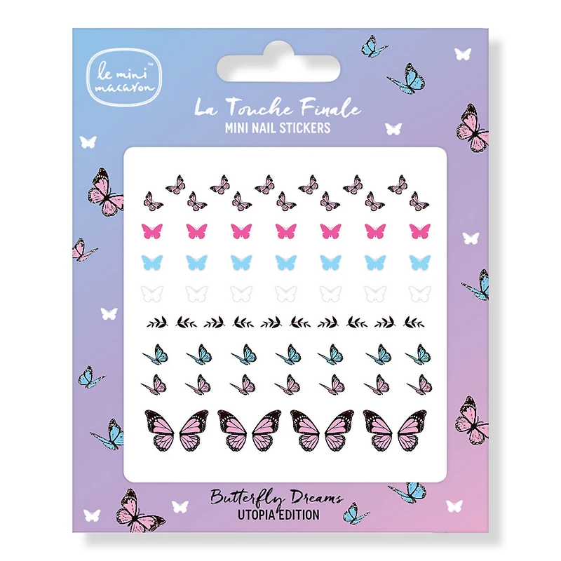 Le Mini Macaron Mini Nail Stickers - Butterfly Dreams Utopia Edition