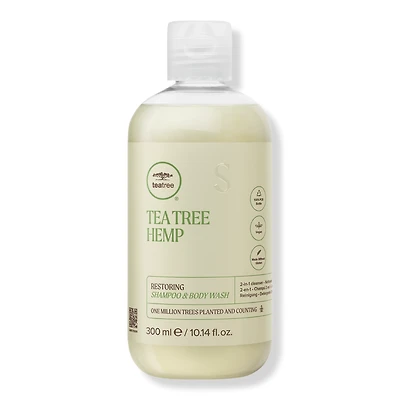 Paul Mitchell Tea Tree Hemp Restoring Shampoo & Body Wash - oz