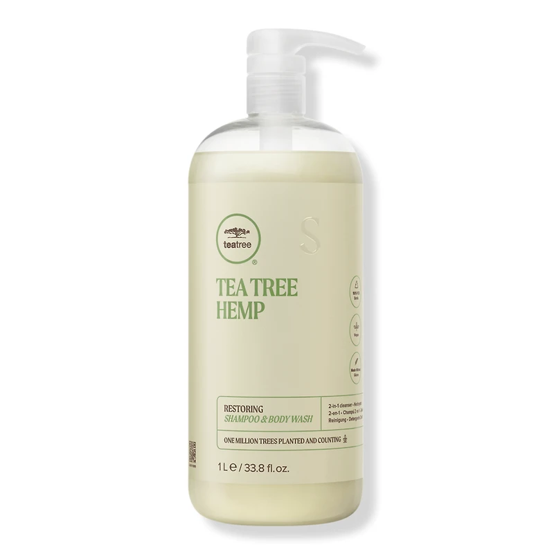 Paul Mitchell Tea Tree Hemp Restoring Shampoo & Body Wash - oz