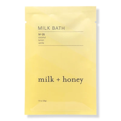 Milk + Honey Lemon, Vanilla Milk Bath No. 05 Packet