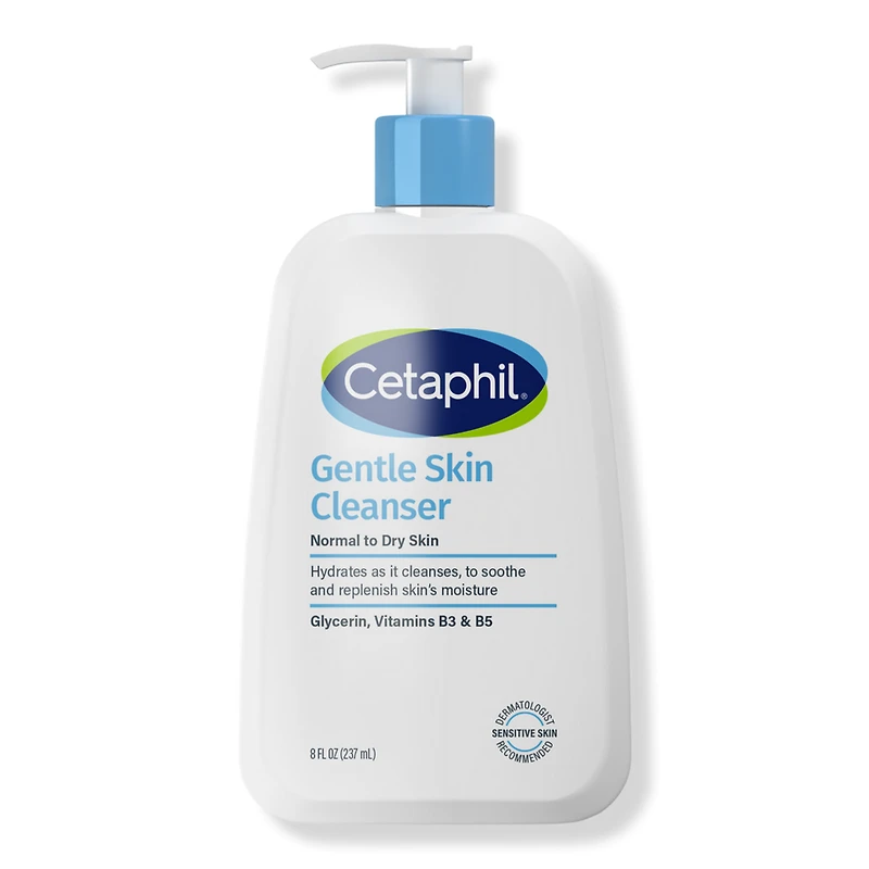 Cetaphil Gentle Skin Cleanser Face Wash, For Sensitive - oz