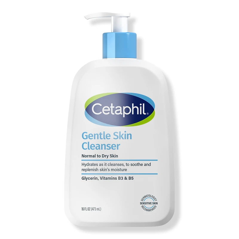 Cetaphil Gentle Skin Cleanser Face Wash, For Sensitive - oz
