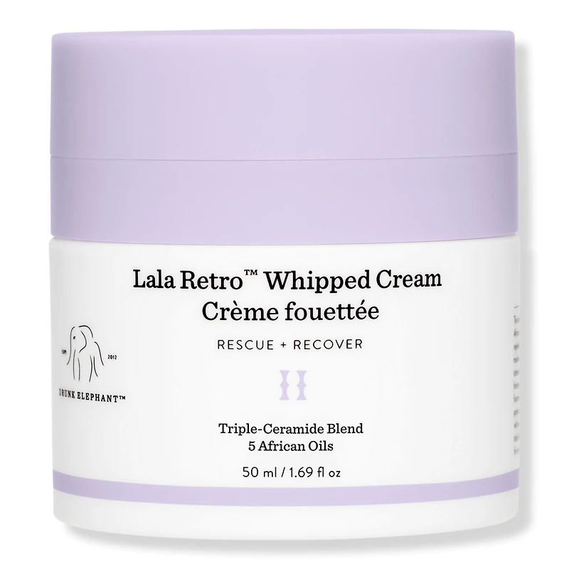 Drunk Elephant Lala Retro Whipped Cream Moisturizer with Ceramides